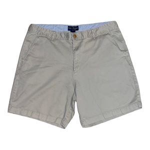 Coastal Cotton Khaki Shorts - 36x7